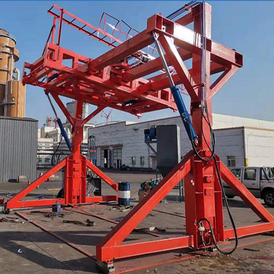 20 foot Container Flipper In Single And Double Lanes Flip Angle 0-90 Degrees 0-180 Degrees